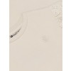 Creme kleurige t-shirt - T-shirt broderie sandshell 